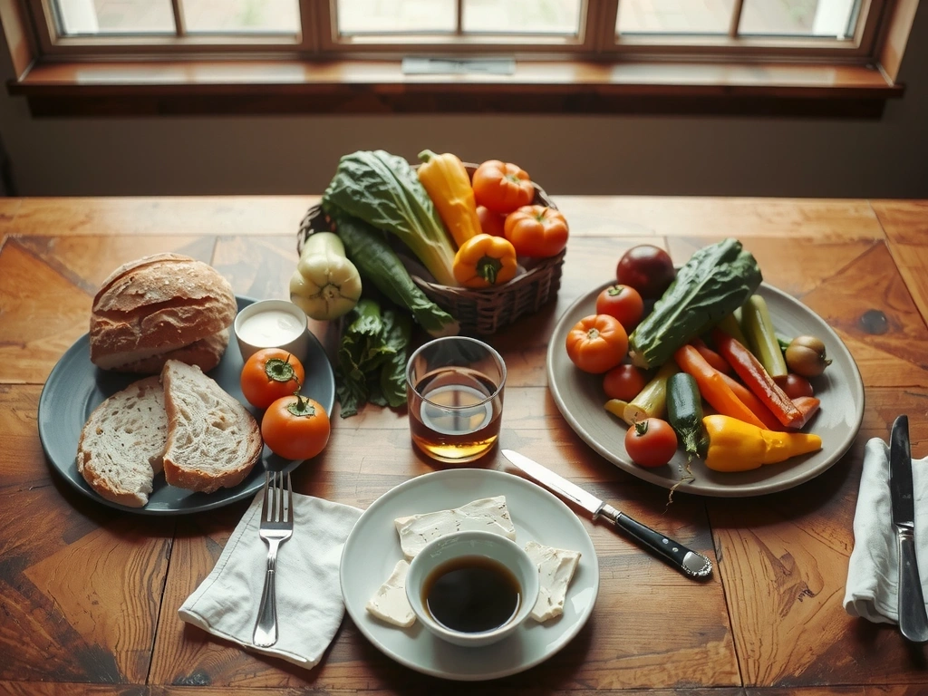 Abondance de produits frais et naturels