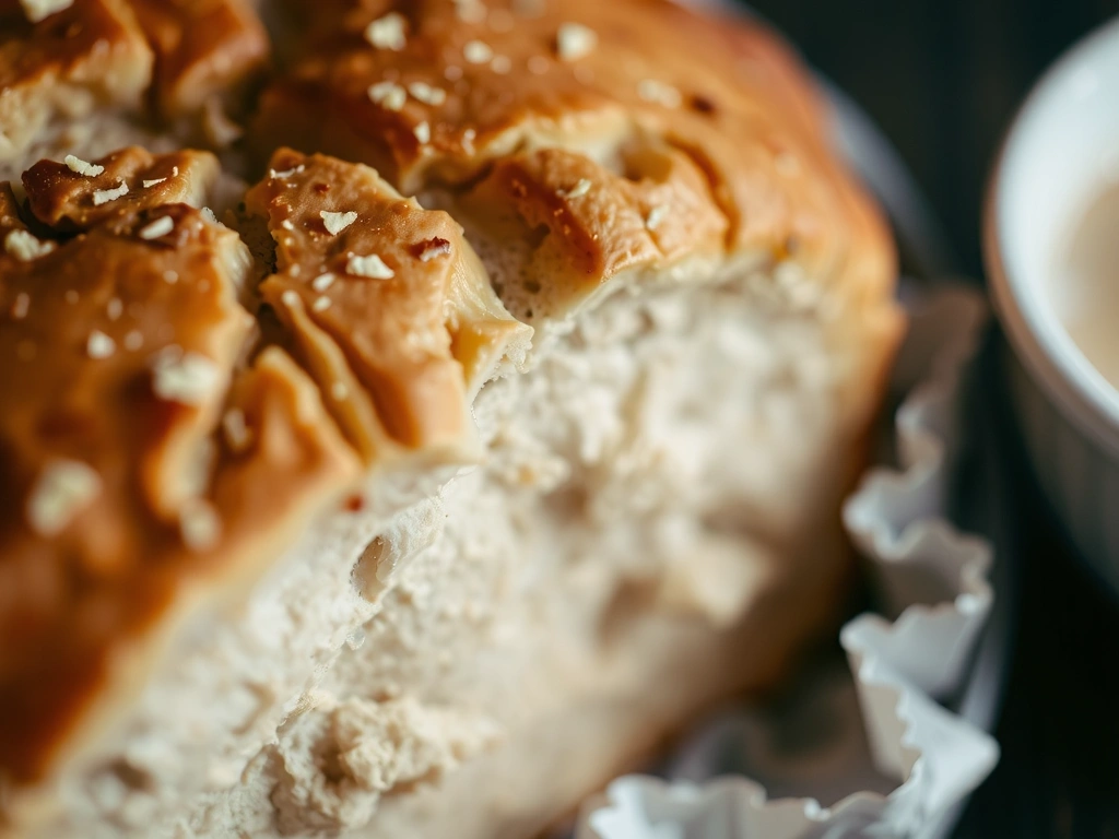 Texture de pain artisanal